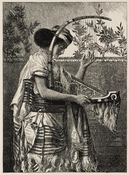 Hosannah, engraved by the Brothers Dalziel, 1881 - Simeon Solomon