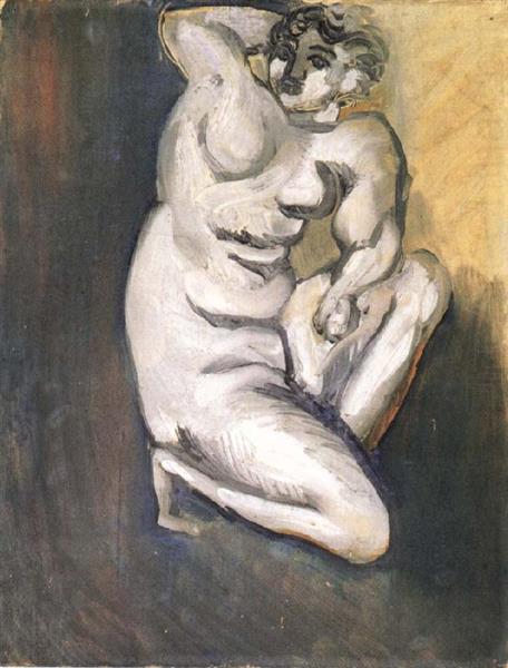 Kneeling Nude, 1919 - Анри Матисс