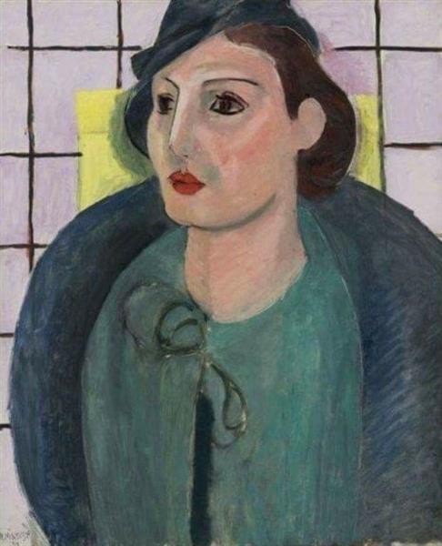 Titine Trovato in Dress and Hat, 1934 - Henri Matisse
