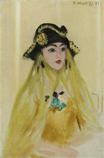 Venetian Woman En Buste - Henri Matisse