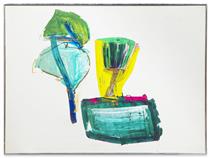 Untitled (ABC with Yellow and Green) - John Altoon