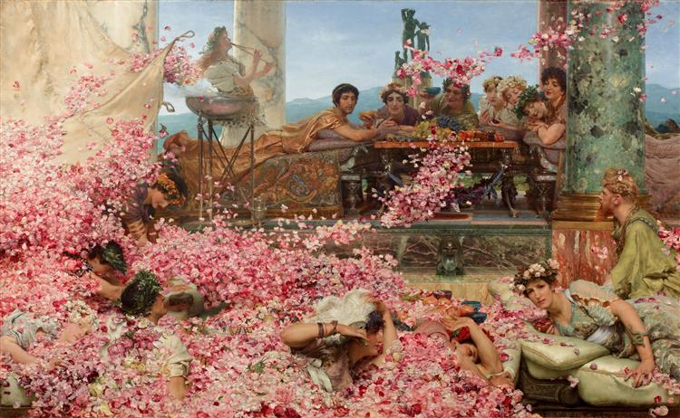 The Roses of Heliogabalus, 1888 - Sir Lawrence Alma-Tadema