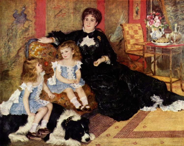 Madame Georges Charpentier And Her Children, 1878 - Pierre-Auguste ...