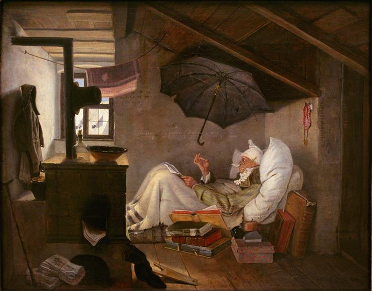 The Poor Poet, 1837 - Carl Spitzweg