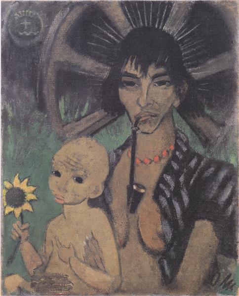 Zigeunermadonna, 1926 - Otto Mueller