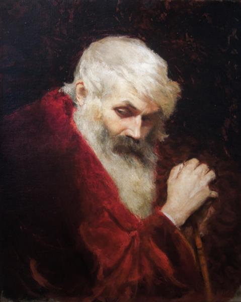 Portrait of a Bearded Old Man, 1876 - Леон Ян Вычулковский