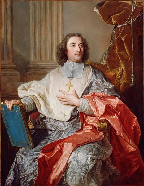 Portrait de Charles De Saint Albin, archevêque de Cambrai, 1723 - Hyacinthe Rigaud