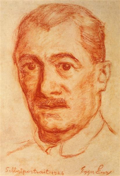 Self-portrait, 1926 - Albin Egger-Lienz