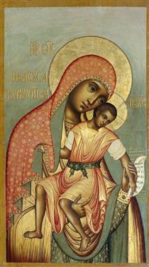 Our Lady of Eleus - Simon Ushakov