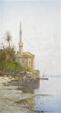 On the Banks of the Nile - Hermann David Salomon Corrodi