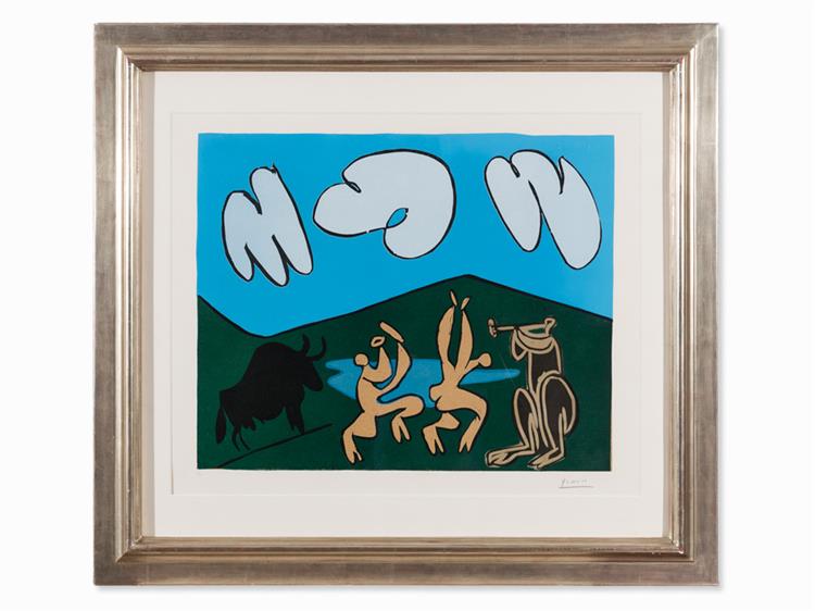 Bacchanale au Taureau Noir, c.1959 - Pablo Picasso