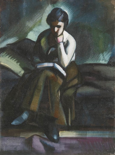 Reading Woman, c.1910 - c.1912 - Kmetty János