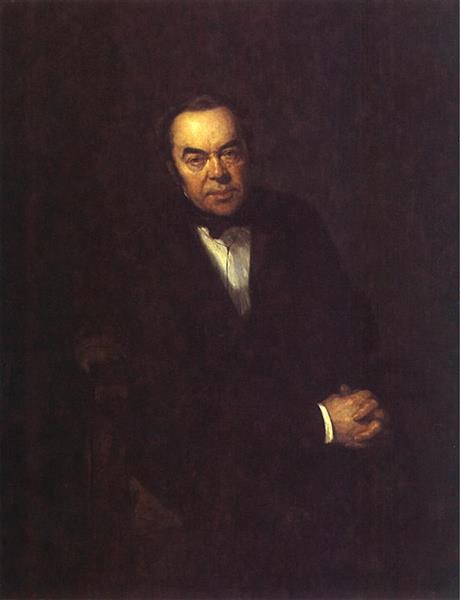 Portrait of the Artist's Father, 1850 - Henryk Rodakowski