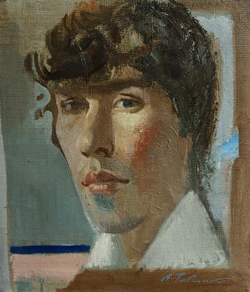 Self-portrait, c.1970 - Vasiliy Ryabchenko