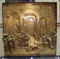 Isaac, Esaú y Jacob - Lorenzo Ghiberti