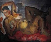 Nude, Crimea - Robert Rafailowitsch Falk