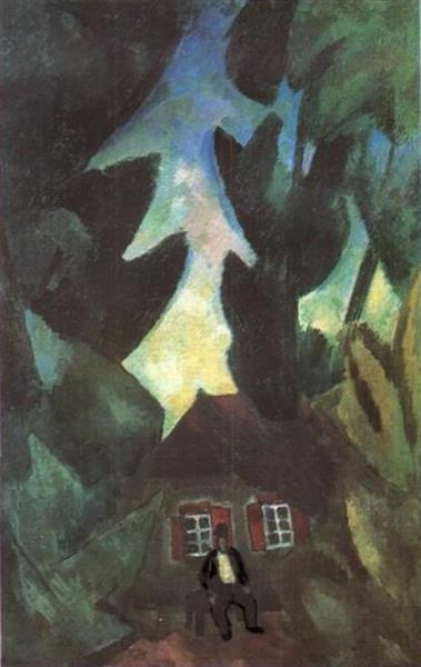 the Owner of a Small House, 1912 - Роберт Рафаилович Фальк