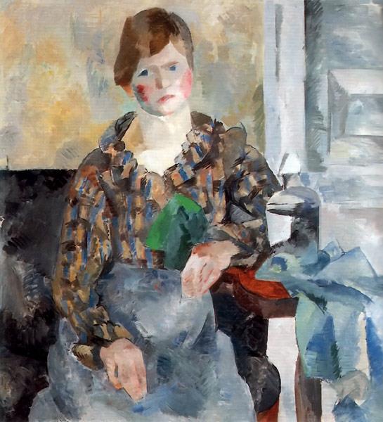 Portrait of a Woman, 1917 - Роберт Рафаилович Фальк