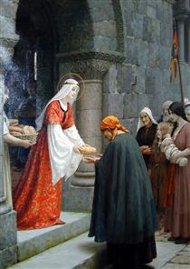 The Charity of St. Elizabeth of Hungary - Едмунд Лейтон