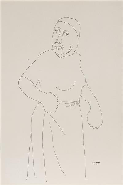 Woman (Study from Symbols), 1970 - Benny Andrews