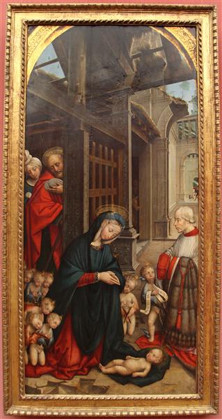 Adoration of the Child with a Donor, c.1511 - Defendente Ferrari