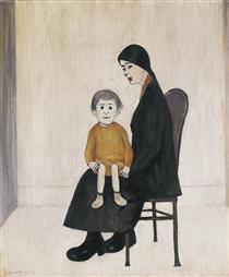 Mother and Child - Laurence Stephen Lowry
