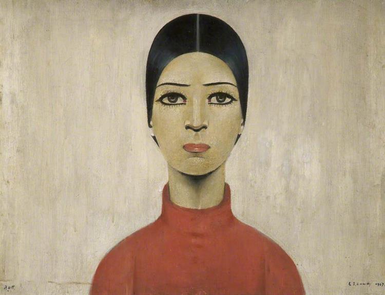 Portrait of Ann, 1957 - Laurence Stephen Lowry