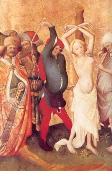 Martyrdom of St Barbara from the St Barbara altar, c.1410 - c.1415 - Мастер Франке