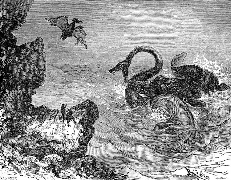journey to the Center of the Earth, 1864 - Édouard Riou