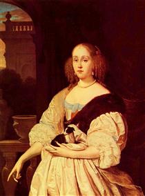 Portrait of a Young Lady - Frans van Mieris de Oudere