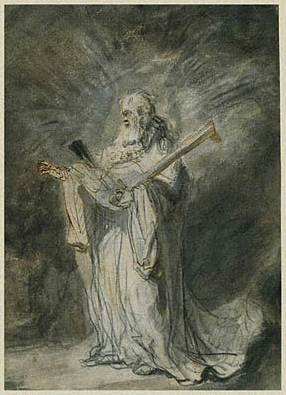 God's Messenger Appears to Joshua, 1642 - Фердинанд Боль