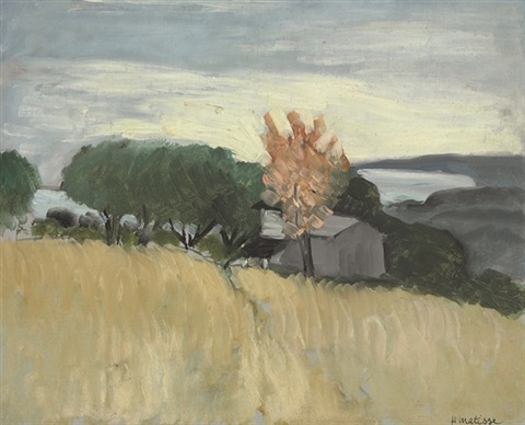 Пшеничні поля в Каньє, 1918 - Анрі Матісс
