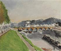 Le Pont De Sèvres Au Chaland - Henri Matisse