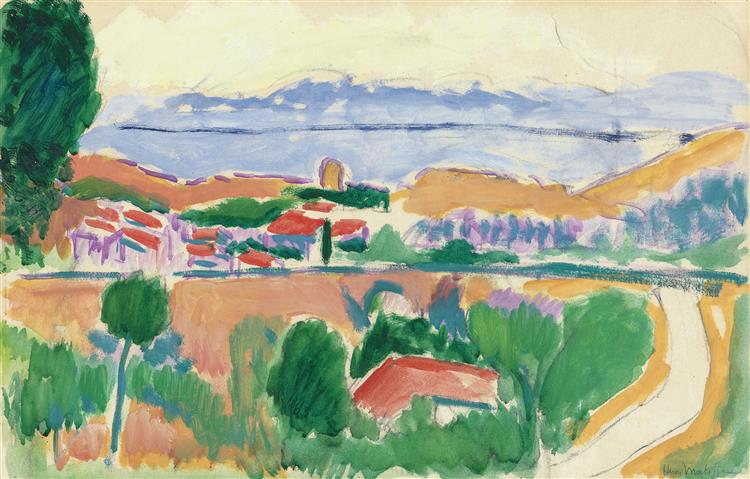 Vue De Collioure, c.1906 - 馬蒂斯