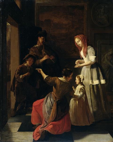 De Speellieden, 1682 - Jacob Ochtervelt