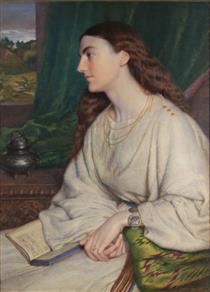 Portrait of Mary Palliser - Frederick William Burton