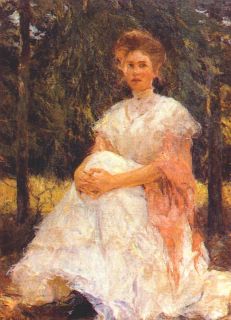 Eleanor in the Pines, 1906 - Frank W. Benson