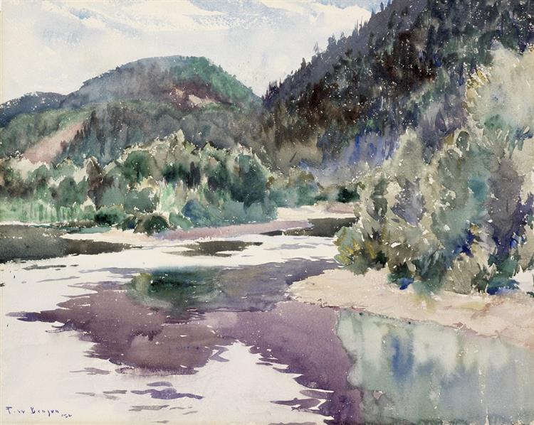 St. Marguerite River, 1922 - Frank W. Benson