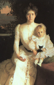 Portrait of Mrs. Benjamin Thaw and Her Son, 1900 - Frank W. Benson
