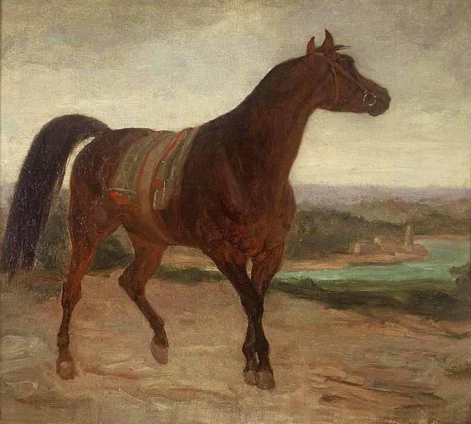 Gniady Koń, 1870 - Henryk Rodakowski