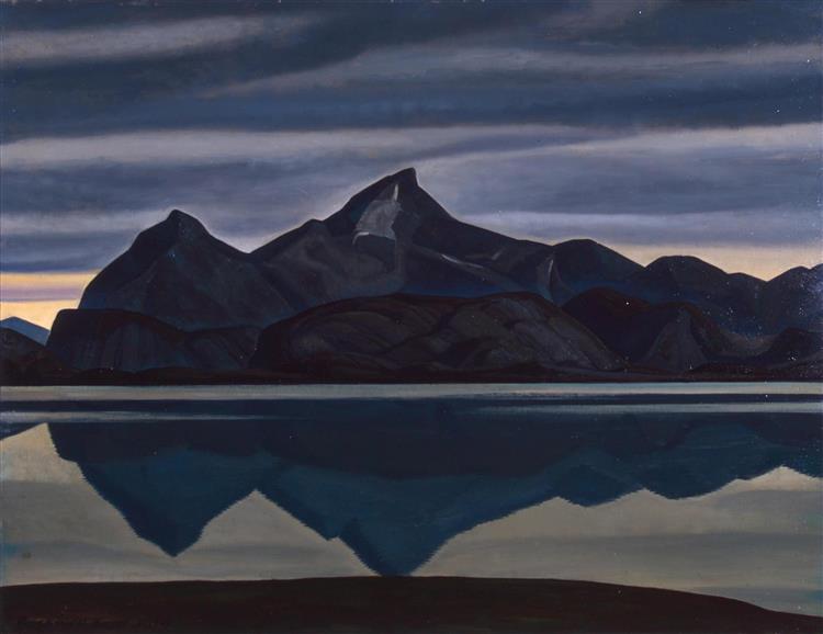 Mirrored Mountain, South Greenland, 1929 - Rockwell Kent