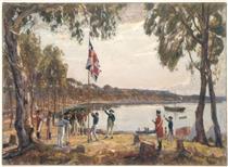 The Founding of Australia by Capt. Arthur Phillip R.N. Sydney Cove, Jan. 26th 1788 - Algernon Mayow Talmage