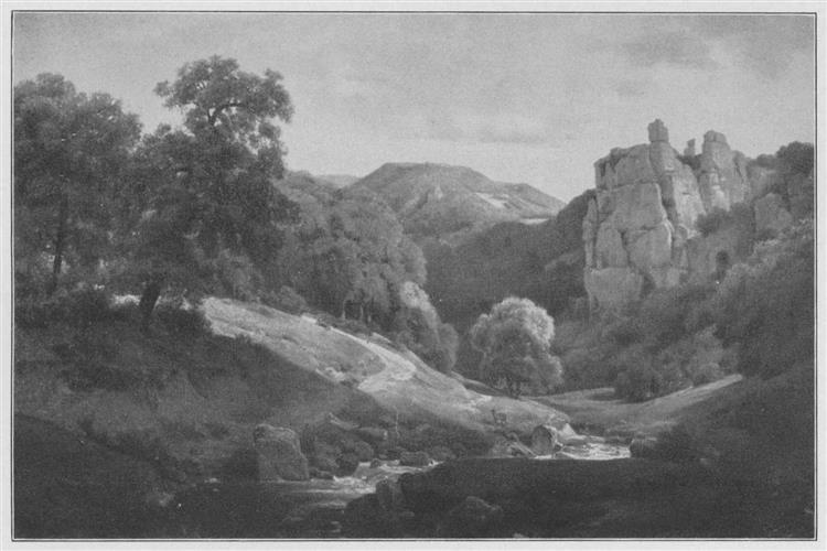 Motif From The Harz Mountains, 1870 - Karl Lessing