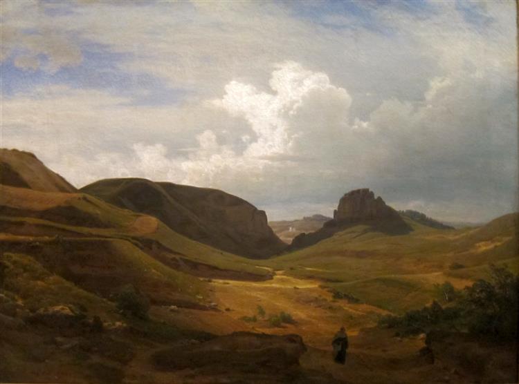 Landscape, 1862 - Carl Friedrich Lessing
