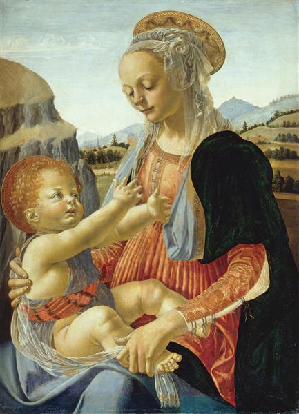 Madonna and Child, c.1488 - 安德烈‧委羅基奧