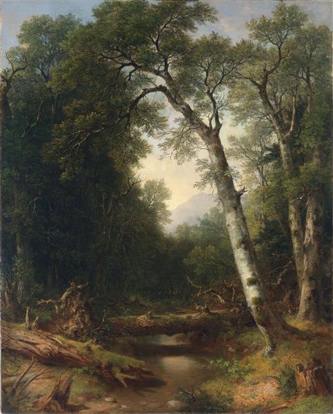 A Creek in the Woods, 1865 - Ашер Браун Дюран