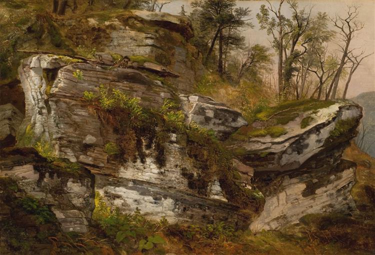 Rocky Cliff - Asher Brown Durand