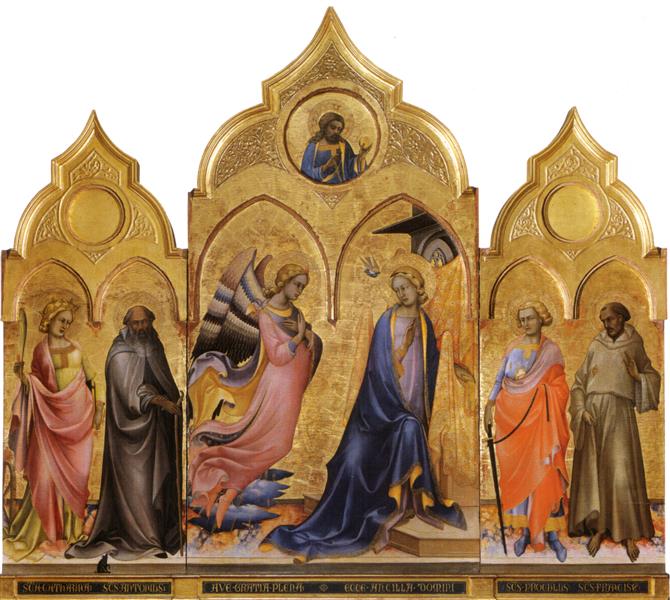 Annunciation Triptych, 1410 - 1415 - Lorenzo Monaco