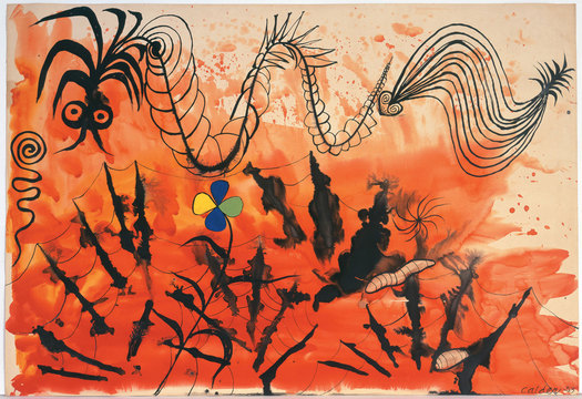 BUGS AND FLOWER, 1953 - Александр Колдер