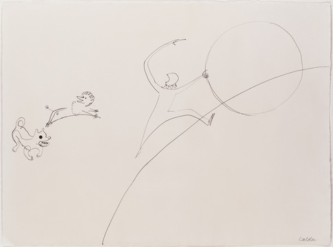 CLOWN WITH HOOP, 1931 - Alexander Calder